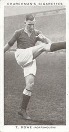 1939 Churchman's Association Footballers 2nd Series #40 Tommy Rowe Front