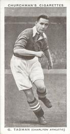 1939 Churchman's Association Footballers 2nd Series #46 George Henry Tadman Front