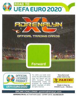 2019 Panini Adrenalyn XL Road to UEFA Euro 2020 - Limited Edition #NNO Dries Mertens Back
