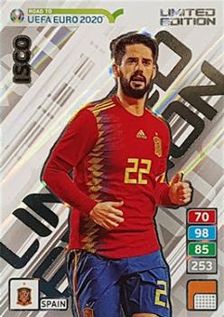 2019 Panini Adrenalyn XL Road to UEFA Euro 2020 - Limited Edition #NNO Isco Front