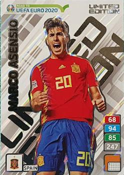 2019 Panini Adrenalyn XL Road to UEFA Euro 2020 - Limited Edition #NNO Marco Asensio Front
