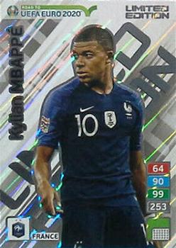 2019 Panini Adrenalyn XL Road to UEFA Euro 2020 - Limited Edition #NNO Kylian Mbappé Front