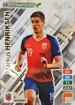 2019 Panini Adrenalyn XL Road to UEFA Euro 2020 - Limited Edition #NNO Markus Henriksen Front