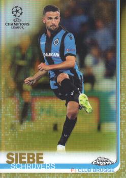 2018-19 Topps Chrome UEFA Champions League - Gold Refractors #11 Siebe Schrijvers Front