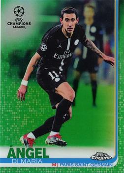 2018-19 Topps Chrome UEFA Champions League - Green Refractors #39 Ángel Di María Front