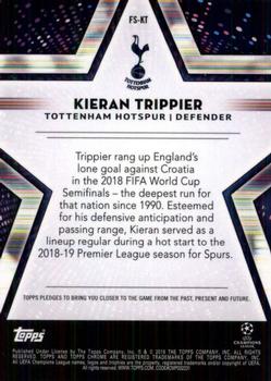 2018-19 Topps Chrome UEFA Champions League - Future Stars #FS-KT Kieran Trippier Back