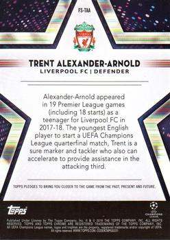 2018-19 Topps Chrome UEFA Champions League - Future Stars #FS-TAA Trent Alexander-Arnold Back