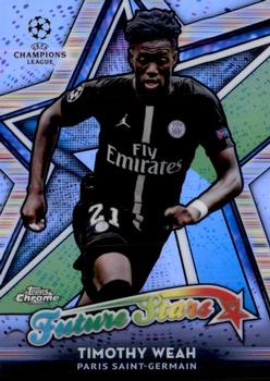 2018-19 Topps Chrome UEFA Champions League - Future Stars #FS-TW Timothy Weah Front
