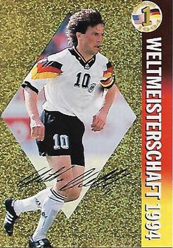 1994 Panini Championcards Weltmeisterschaft 1994 #14 Lothar Matthäus Front