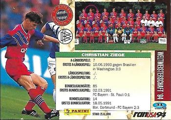 1994 Panini Championcards Weltmeisterschaft 1994 #31 Christian Ziege Back