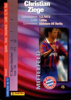 1996-97 Panini Bundesliga Collection #25 Christian Ziege Back