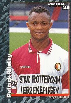 1996-97 Panini Voetbal 97 Stickers #64 Patrick Allotey Front