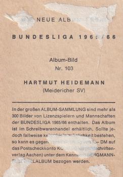 1965-66 Bergmann Fussball #103 Hartmut Heidemann Back