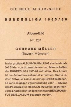 1965-66 Bergmann Fussball #267 Gerd Müller Back