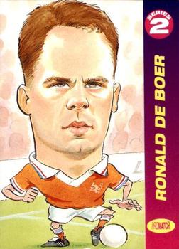 1997 Pro Match - Embossed Eurostar #EUR026 Ronald De Boer Front