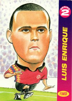 1997 Pro Match - Embossed Eurostar #EUR028 Luis Enrique Front
