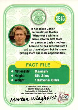 1997-98 Futera Celtic Fans Selection - Embossed Foil #SE15 Morten Wieghorst Back