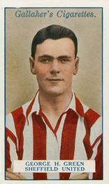 1928 Gallaher Ltd Footballers #58 George H Green Front