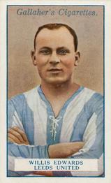 1928 Gallaher Ltd Footballers #70 Willis Edwards Front