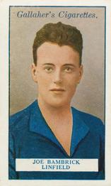 1928 Gallaher Ltd Footballers #78 Joe Bambrick Front