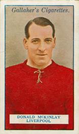 1928 Gallaher Ltd Footballers #80 Donald McKinlay Front