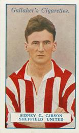 1928 Gallaher Ltd Footballers #88 Sidney G Gibson Front