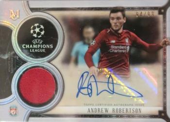 2018-19 Topps Museum Collection UEFA Champions League - Museum Autograph Relics #MAR-AR Andrew Robertson Front