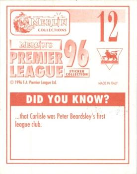 1995-96 Merlin's Premier League 96 #12 Jeff Kenna Back