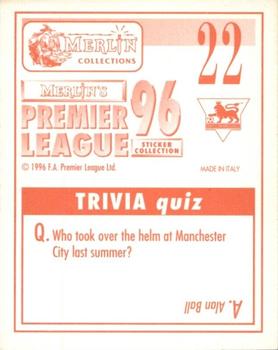 1995-96 Merlin's Premier League 96 #22 Mike Newell Back