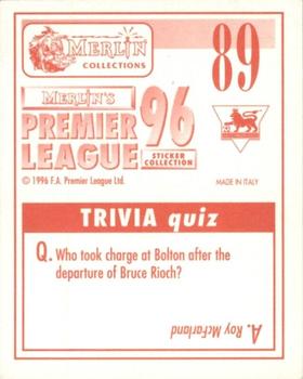 1995-96 Merlin's Premier League 96 #89 Phil Babb Back