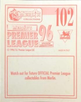 1995-96 Merlin's Premier League 96 #102 Stan Collymore Back
