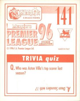 1995-96 Merlin's Premier League 96 #141 Warren Barton Back