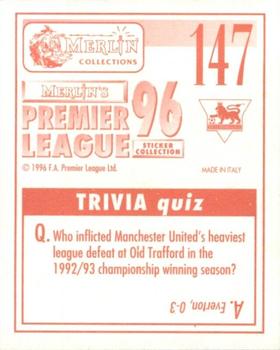 1995-96 Merlin's Premier League 96 #147 Scott Sellars Back
