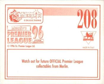 1995-96 Merlin's Premier League 96 #208 Danny Maddix Back