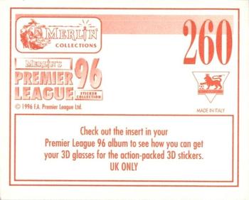 1995-96 Merlin's Premier League 96 #260 Dave Beasant Back