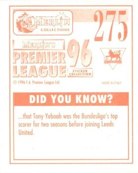 1995-96 Merlin's Premier League 96 #275 Dmitri Kharine Back