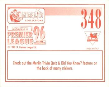 1995-96 Merlin's Premier League 96 #348 Des Walker Back