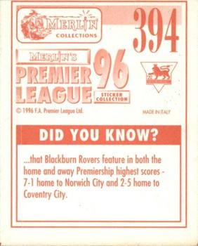 1995-96 Merlin's Premier League 96 #394 Duncan Ferguson Back