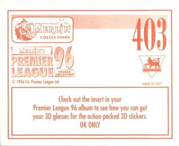 1995-96 Merlin's Premier League 96 #403 Home Kits Back