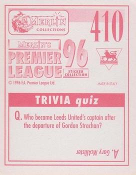 1995-96 Merlin's Premier League 96 #410 Dave Busst Back