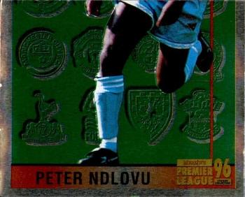 1995-96 Merlin's Premier League 96 #426 Peter Ndlovu Front