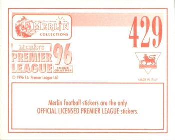 1995-96 Merlin's Premier League 96 #429 Home Kits Back