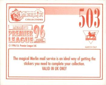 1995-96 Merlin's Premier League 96 #503 Nicky Barmby Back