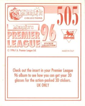1995-96 Merlin's Premier League 96 #505 Roy McFarland Back