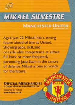 2000 Futera / Nestle Milo Manchester United FC #NNO Mikael Silvestre Back