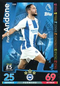 2018-19 Topps Match Attax Premier League Extra #U10 Florin Andone Front