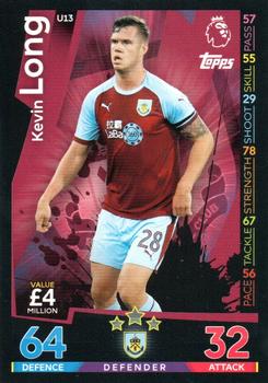 2018-19 Topps Match Attax Premier League Extra #U13 Kevin Long Front