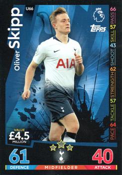 2018-19 Topps Match Attax Premier League Extra #U66 Oliver Skipp Front