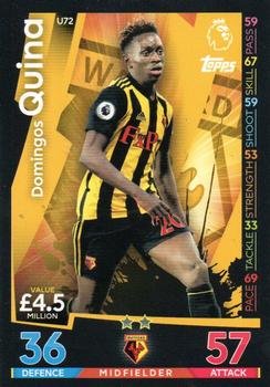 2018-19 Topps Match Attax Premier League Extra #U72 Domingos Quina Front