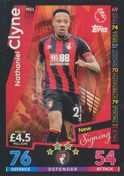 2018-19 Topps Match Attax Premier League Extra - New Signings #NS1 Nathaniel Clyne Front